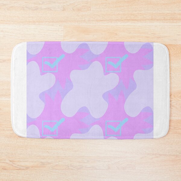Item preview, Lilac and Azure Check Mark Seamless Pattern designed and sold by youme63.