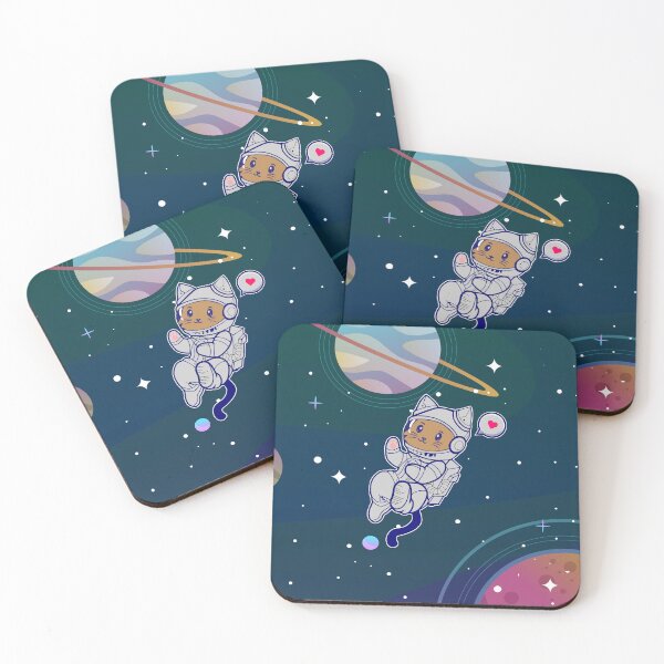 Item preview, Cat on Space designed and sold by KarazuStudio.