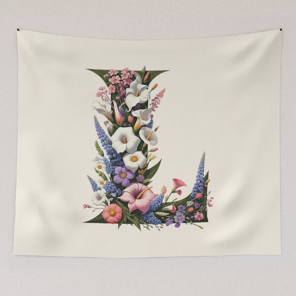 Aperçu de l'œuvre Lettre florale L créée et vendue par zzz888.