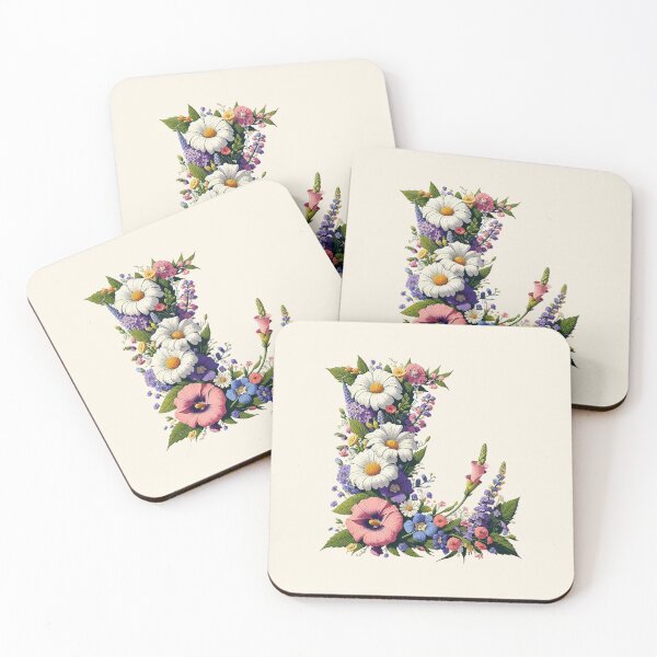 Item preview, Floral Letter L designed and sold by zzz888.
