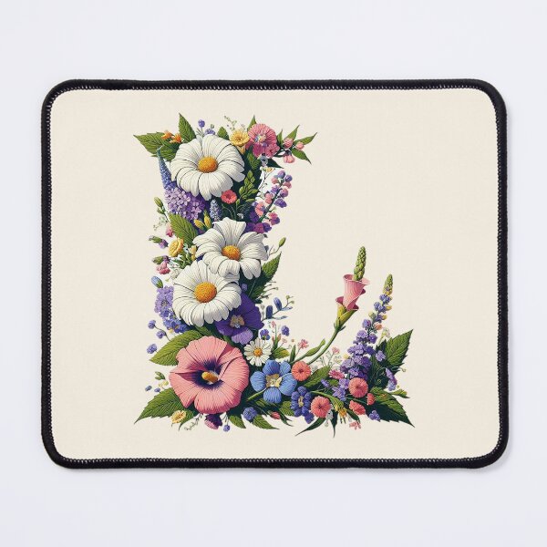 Item preview, Floral Letter L designed and sold by zzz888.