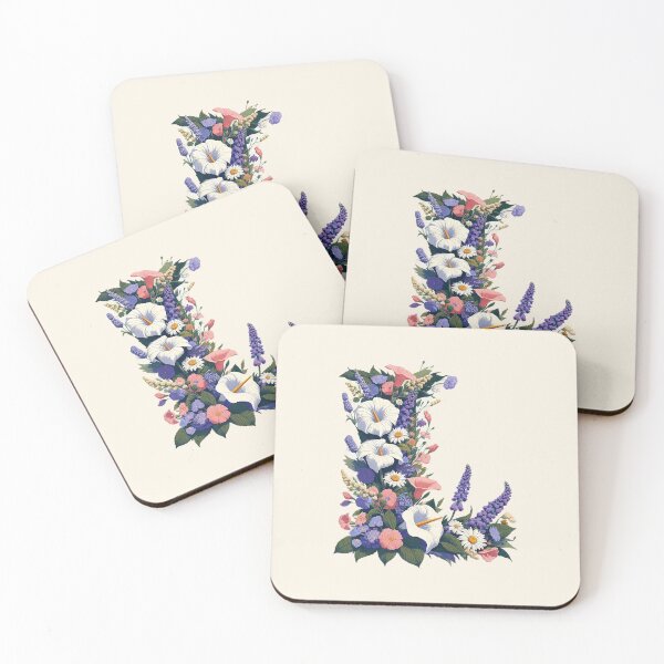 Item preview, Floral Letter L designed and sold by zzz888.