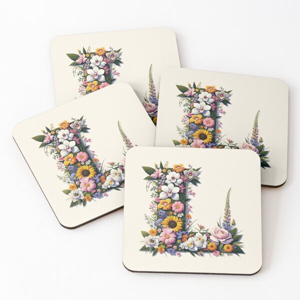 Item preview, Floral Letter L designed and sold by zzz888.