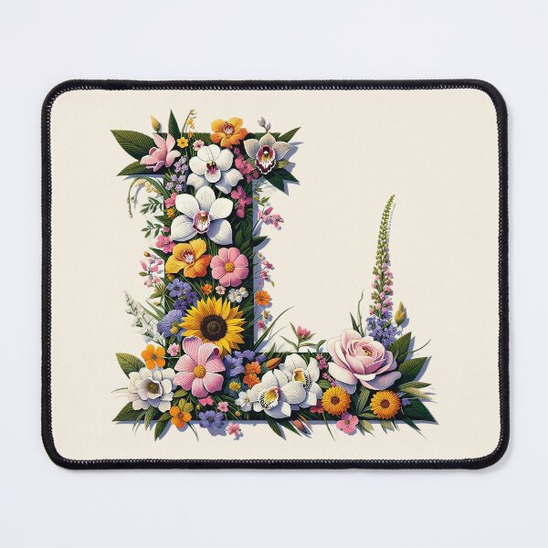 Item preview, Floral Letter L designed and sold by zzz888.