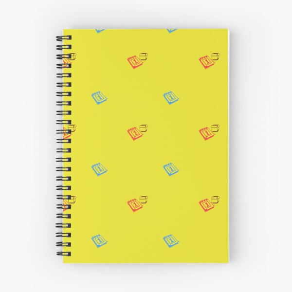 Item preview, Minimalist Calendar and Box Pattern on Yellow Background designed and sold by youme63.