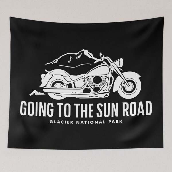 Item preview, Going To The Sun Road Montana Motorcycle designed and sold by Esskay Designs.