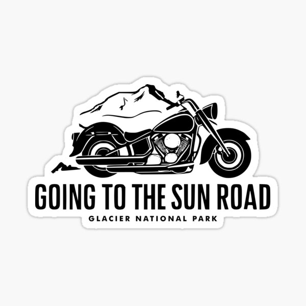 Item preview, Going To The Sun Road Montana Motorcycle designed and sold by Esskay Designs.