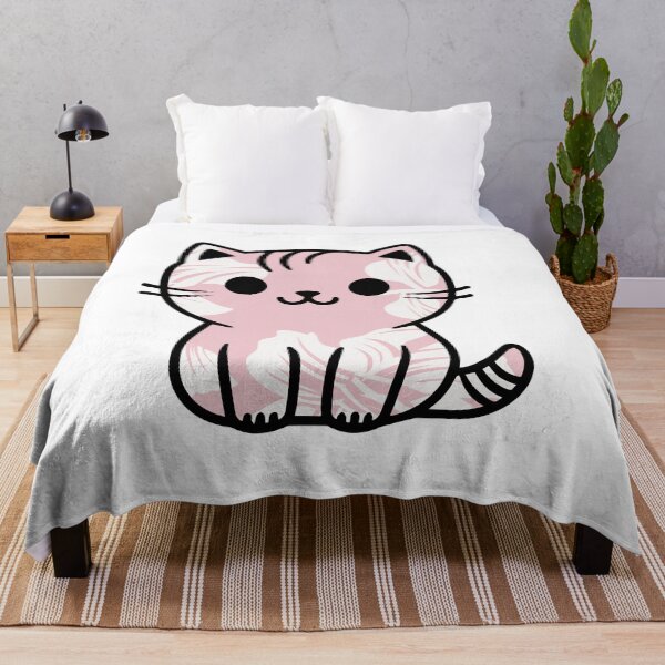 Item preview, Cute kitty with botanical background designed and sold by Kinkalow.