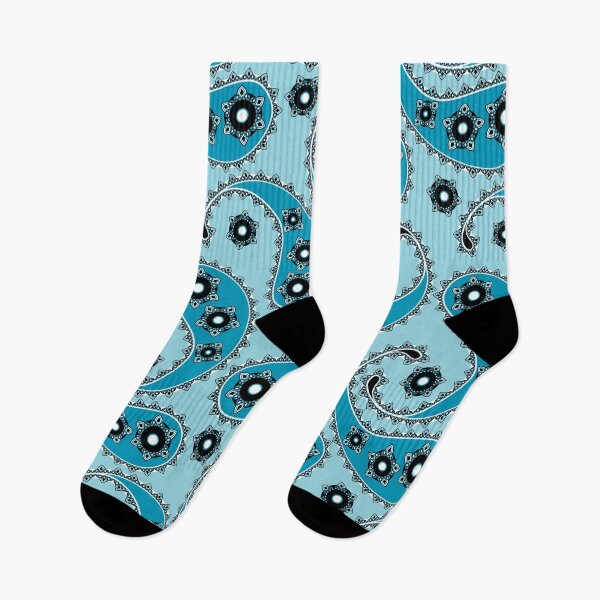 Item preview, Paisley, Blue on light blue background designed and sold by Alex  Blud.
