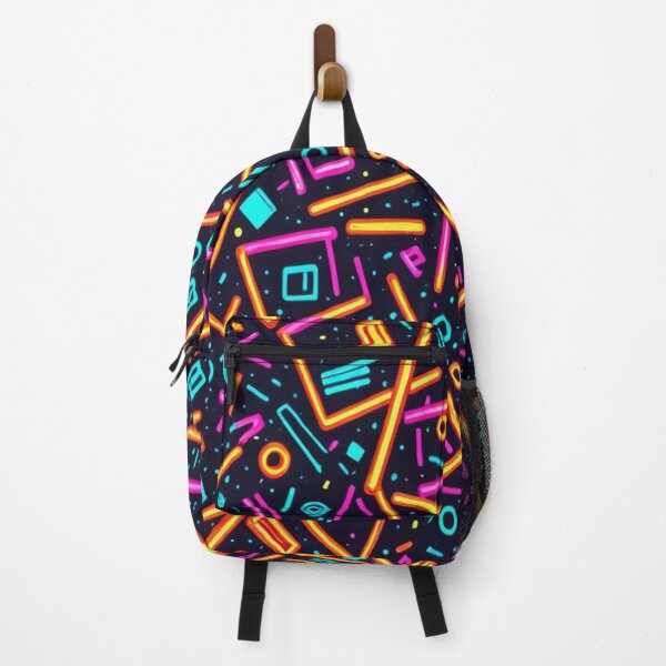 Item preview, 80's Neon Lines & Noughts designed and sold by ArtHistoryPrint.