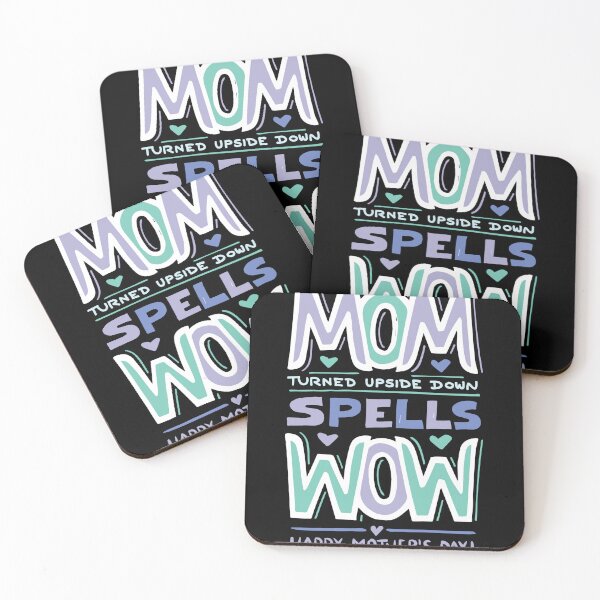 Item preview, Mothers day print Mom Wow graphic Happy Mothers Day tee product designed and sold by farhanhafeez.