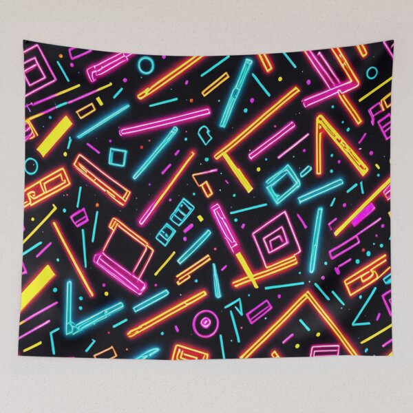 Item preview, Neon Shapes designed and sold by ArtHistoryPrint.