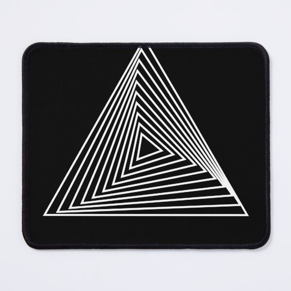 Item preview, Geometry Triangles Geometrical Illusion Mesh Gift design designed and sold by farhanhafeez.