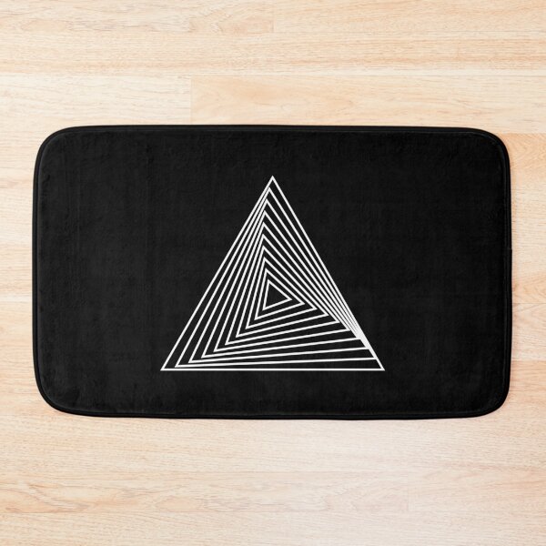 Item preview, Geometry Triangles Geometrical Illusion Mesh Gift design designed and sold by farhanhafeez.