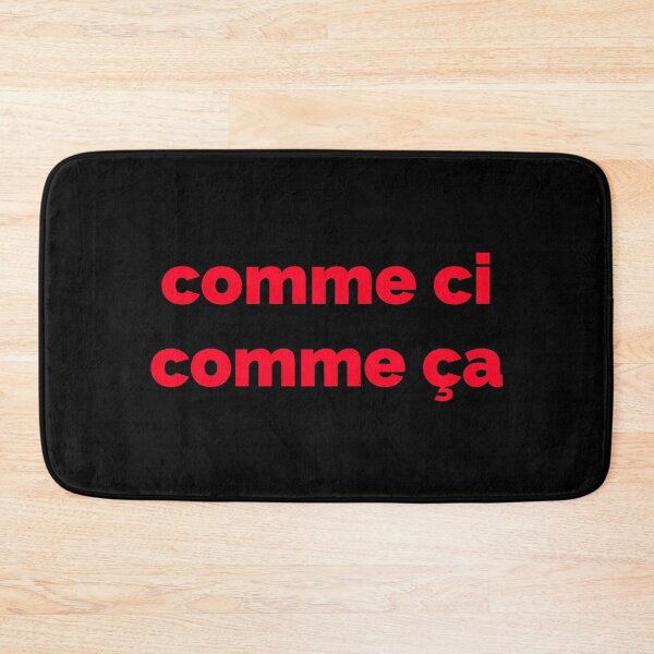 Item preview, Vintage French Phrase Comme Ci Comme Ça Famous French Gift designed and sold by farhanhafeez.