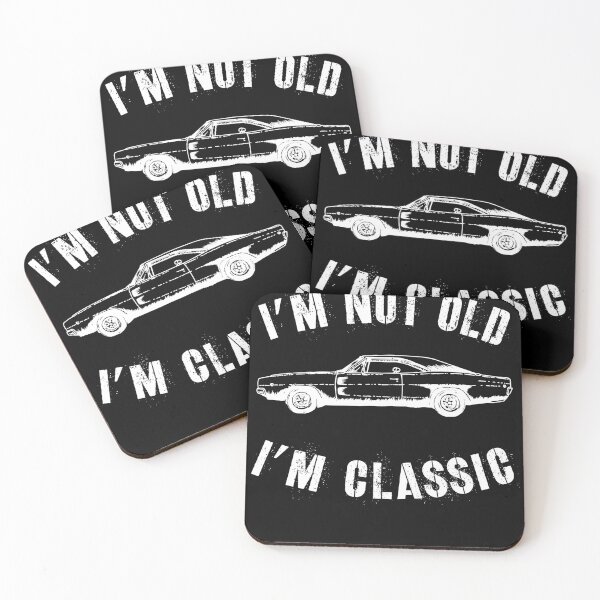 Item preview, Im Not Old Im Classic Vintage Distressed Not Old Classic Car print designed and sold by farhanhafeez.