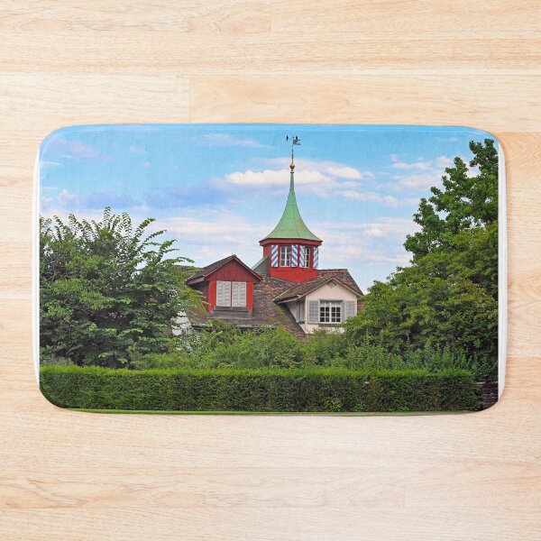 Item preview, Old building roof view from Lindenhof Zurich Switzerland designed and sold by goceris.