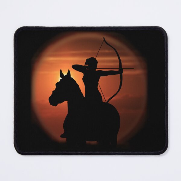 Item preview, mounted archery in sunset designed and sold by mindofmyown.