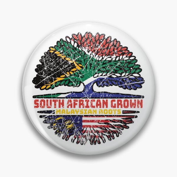 Item preview, Malaysia Malaysian South African South Africa Tree Roots Flag designed and sold by FlagX.
