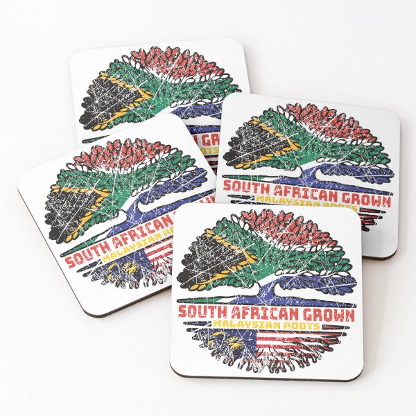 Item preview, Malaysia Malaysian South African South Africa Tree Roots Flag designed and sold by FlagX.