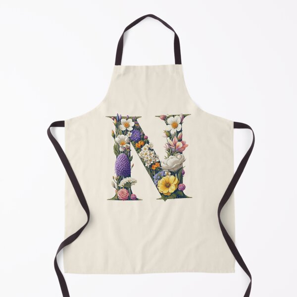 Item preview, Floral Letter N designed and sold by zzz888.