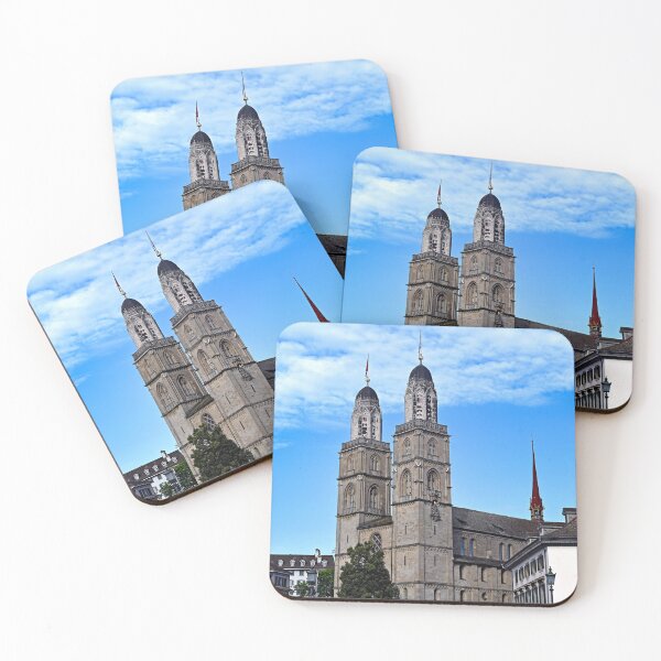 Item preview, Famous Grossmunster cathedral in Zurich, Switzerland designed and sold by goceris.