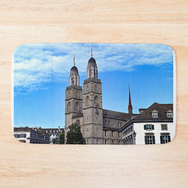 Item preview, Famous Grossmunster cathedral in Zurich, Switzerland designed and sold by goceris.