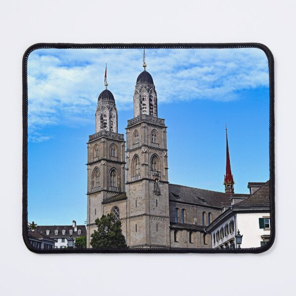 Item preview, Famous Grossmunster cathedral in Zurich, Switzerland designed and sold by goceris.