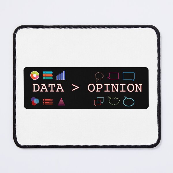 Item preview, Data Science Shirt - Statistics Data is Greater than Opinion - Data Nerd designed and sold by farhanhafeez.