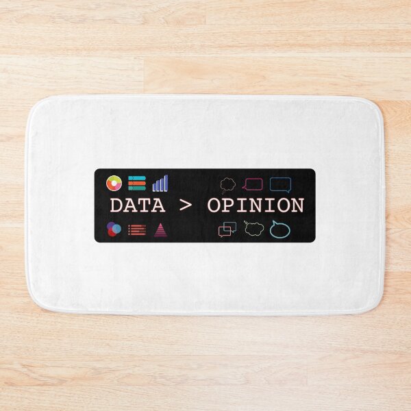 Item preview, Data Science Shirt - Statistics Data is Greater than Opinion - Data Nerd designed and sold by farhanhafeez.
