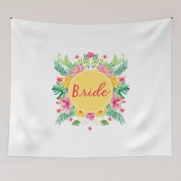 Item preview, Bride - Beautiful Cute Artistic Flower Bridal Gift Design designed and sold by farhanhafeez.