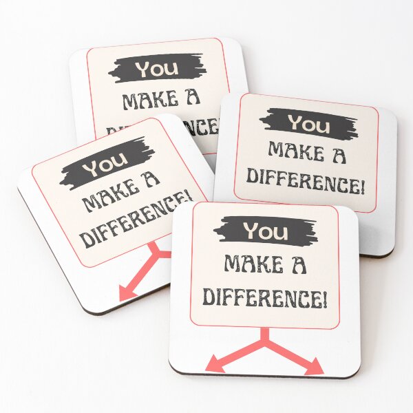 Item preview, Copy of Unisex DH Apparel - 'You make a difference' Slogan Custom modern Design designed and sold by Designer-Haven.