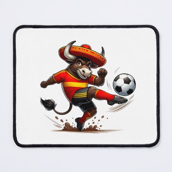 Item preview, Spain football Team Funny Soccer Spanish bull designed and sold by Oz64.