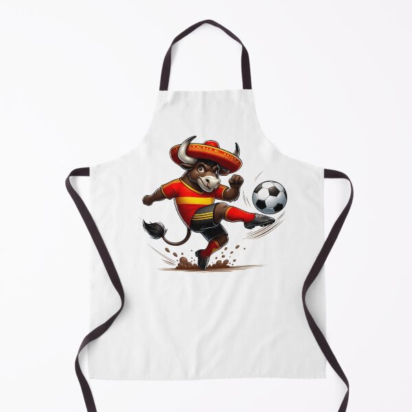 Item preview, Spain football Team Funny Soccer Spanish bull designed and sold by Oz64.