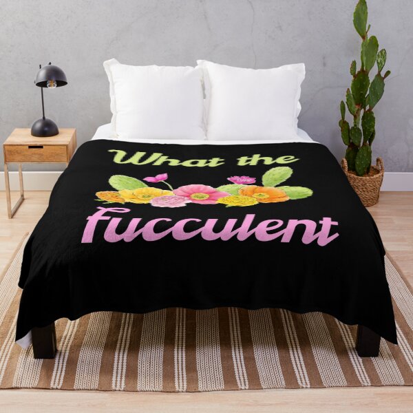 Item preview, What the Fucculent - Funny Succulent Cactus Plant Lover designed and sold by farhanhafeez.