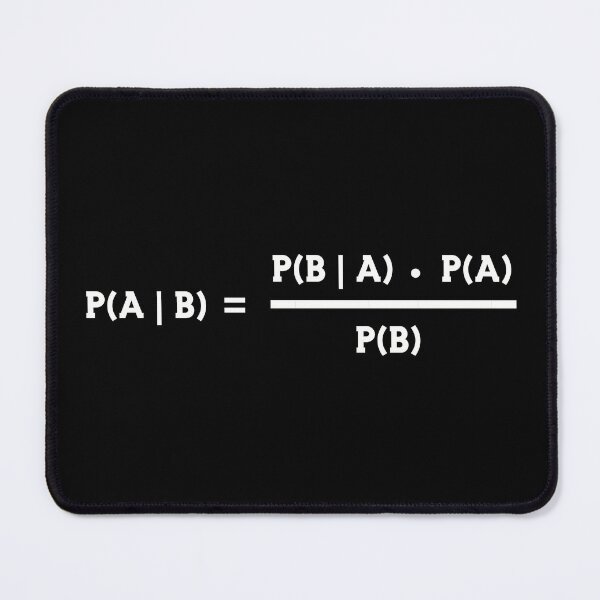 Item preview, Bayes' Theorem Statistics Probability Theory Math Data Gift designed and sold by farhanhafeez.