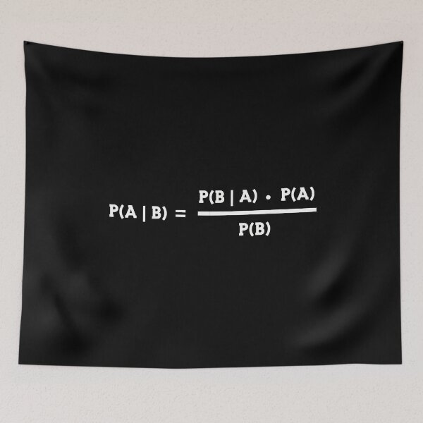 Item preview, Bayes' Theorem Statistics Probability Theory Math Data Gift designed and sold by farhanhafeez.