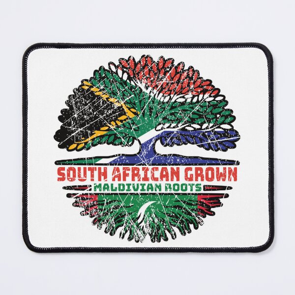 Item preview, Maldives Maldivian South African South Africa Tree Roots Flag designed and sold by FlagX.