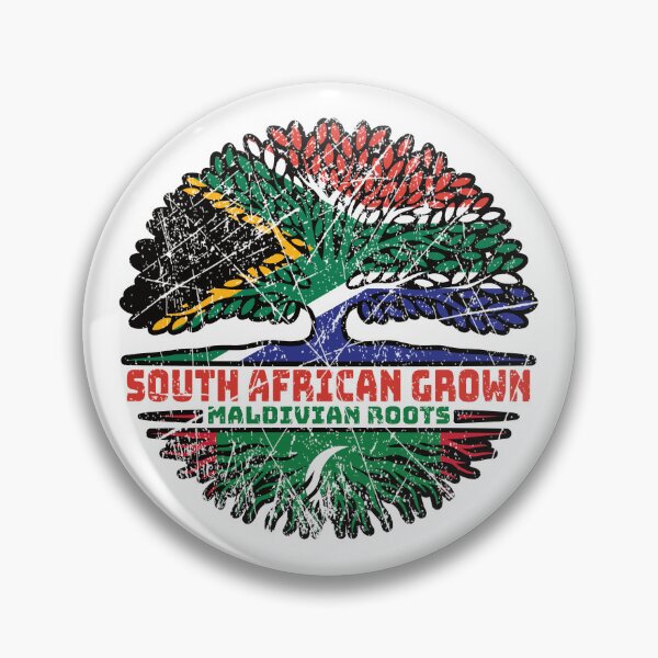 Item preview, Maldives Maldivian South African South Africa Tree Roots Flag designed and sold by FlagX.