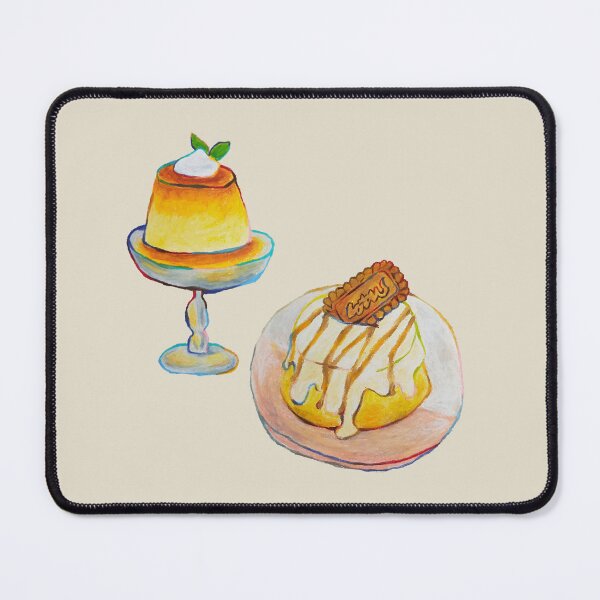 Item preview, Caramel Pudding Creamy W\hite Cake Oil Pastel Handdraw designed and sold by purple-Q.