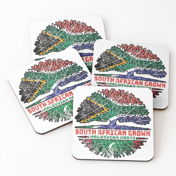 Item preview, Maldives Maldivian South African South Africa Tree Roots Flag designed and sold by FlagX.