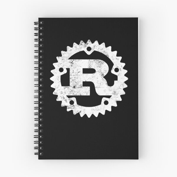 Item preview, Rust Programming logo print distressed designed and sold by farhanhafeez.
