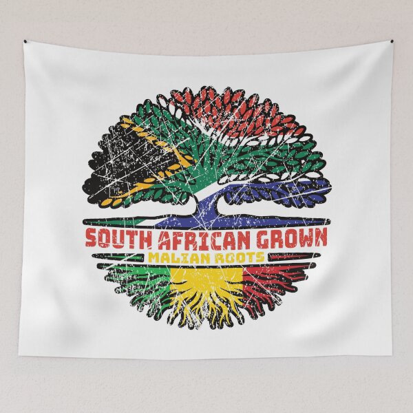 Item preview, Mali Malian South African South Africa Tree Roots Flag designed and sold by FlagX.