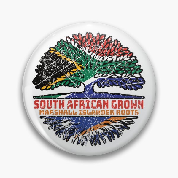 Item preview, Marshall Islands Marshall Islander South African South Africa Tree Roots Flag designed and sold by FlagX.