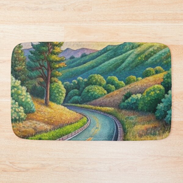 Item preview, Beautiful travel landscape on the road designed and sold by catcraftss.