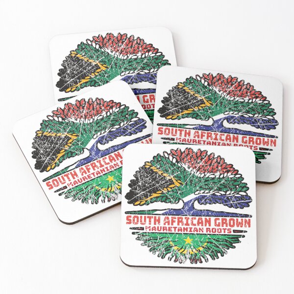 Item preview, Mauretania Mauretanian South African South Africa Tree Roots Flag designed and sold by FlagX.