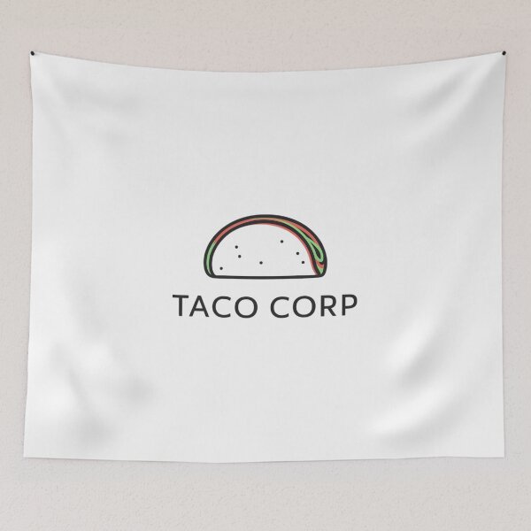 Item preview, Minimalist Taco Corp - Striking and Modern Design designed and sold by Colorful-Garden.