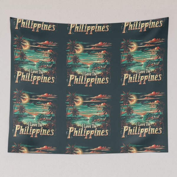 Item preview, I Love The Philippines designed and sold by Tees-and-Trends.