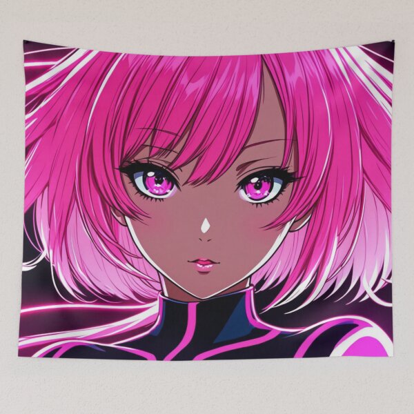 Item preview, Pink beautiful anime 2 designed and sold by AdultAnime.