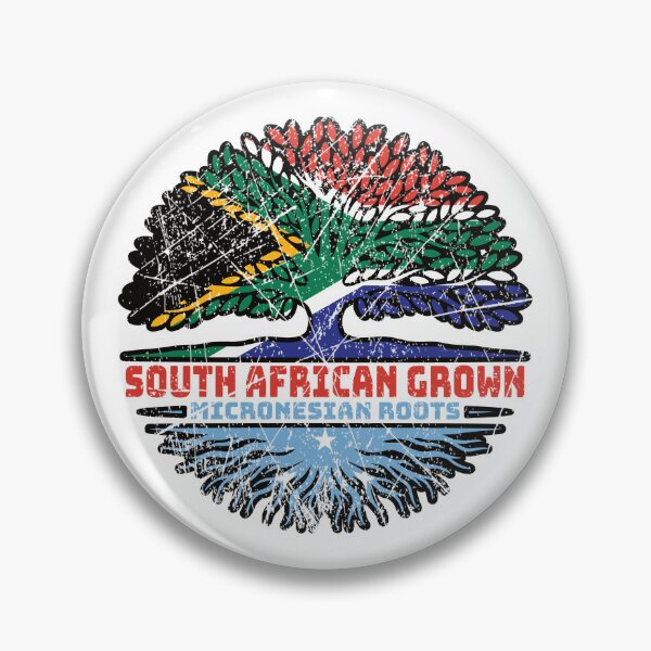 Item preview, Micronesia Micronesian South African South Africa Tree Roots Flag designed and sold by FlagX.